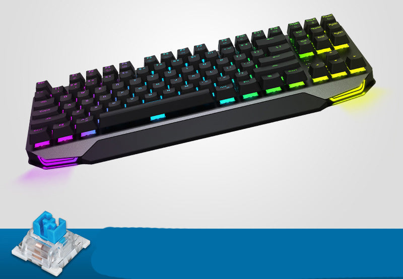 Machenike Gaming Keyboard K7 Wireless keyboard Pink Mechanical Keyboard 87 key Bluetooth 3.0 Black Switch Blue Switch keybaord