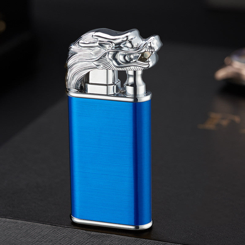 Creative Blue Flame Lighter Dolphin Dragon Tiger
