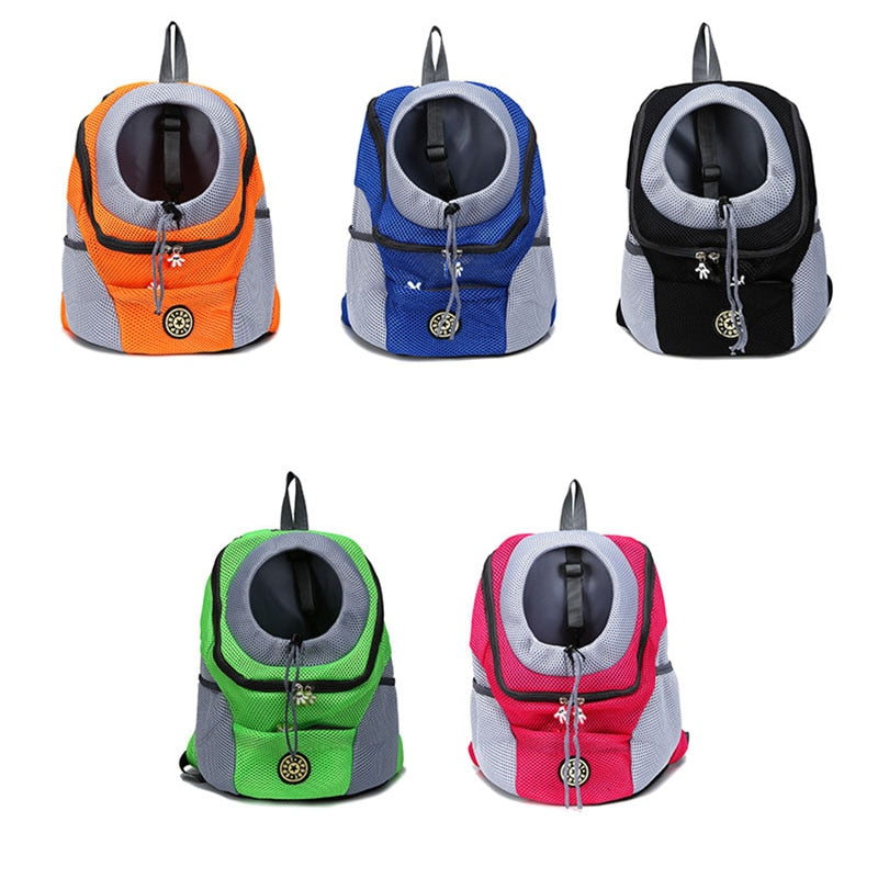 Pet Dog Carrier For Backpack Out Double Shoulde