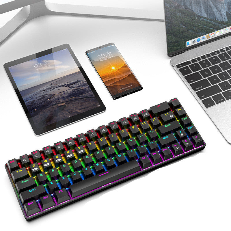 Xinmeng 68-key Wireless Bluetooth Mechanical Keyboard