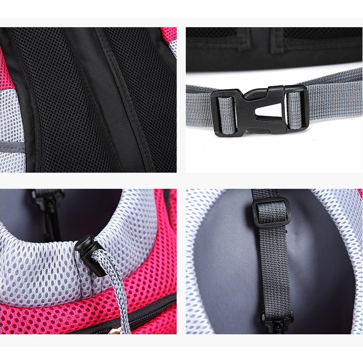 Pet Dog Carrier For Backpack Out Double Shoulde