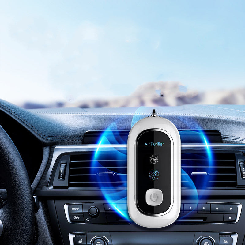 Portable Car Hanging Neck Negative Ion Air Purifier