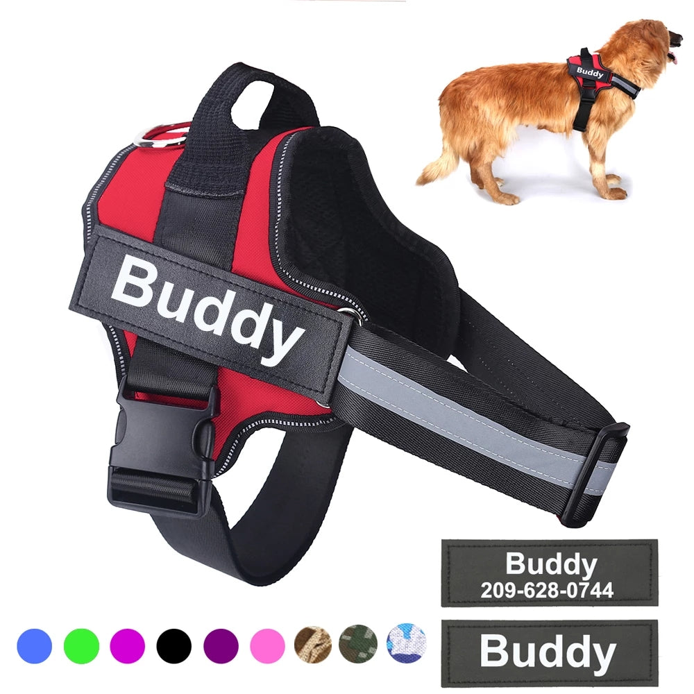 Dog Harness NO PULL Reflective Breathable Adjustable Pet