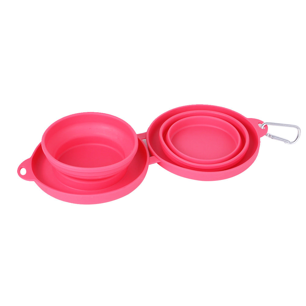 Double Bowl Pet Feeding Bowl Pets